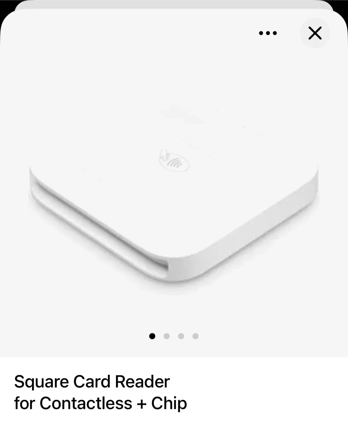 Wanted square reader