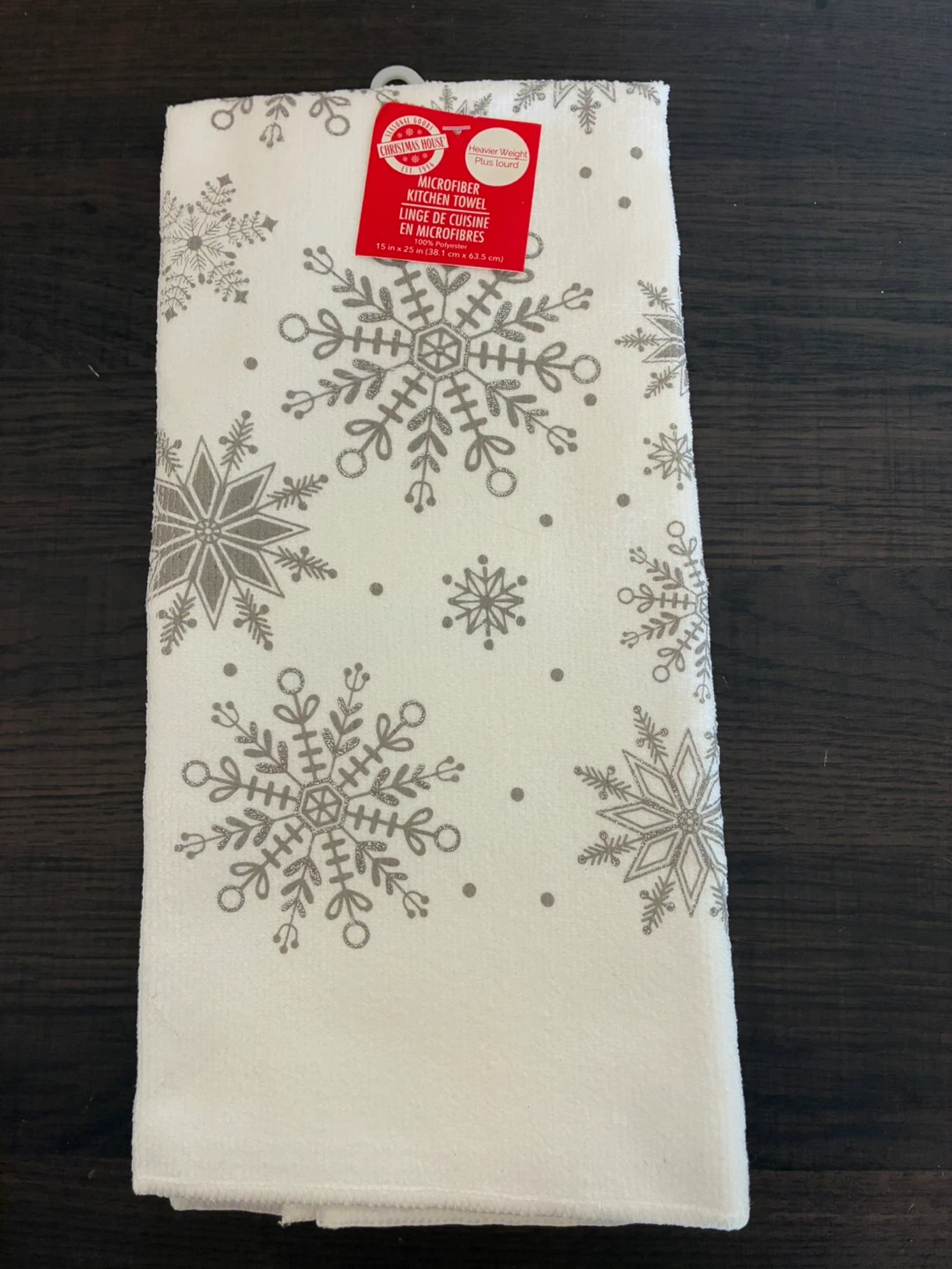 Christmas House Microfiber Kitchen Towel - NEW