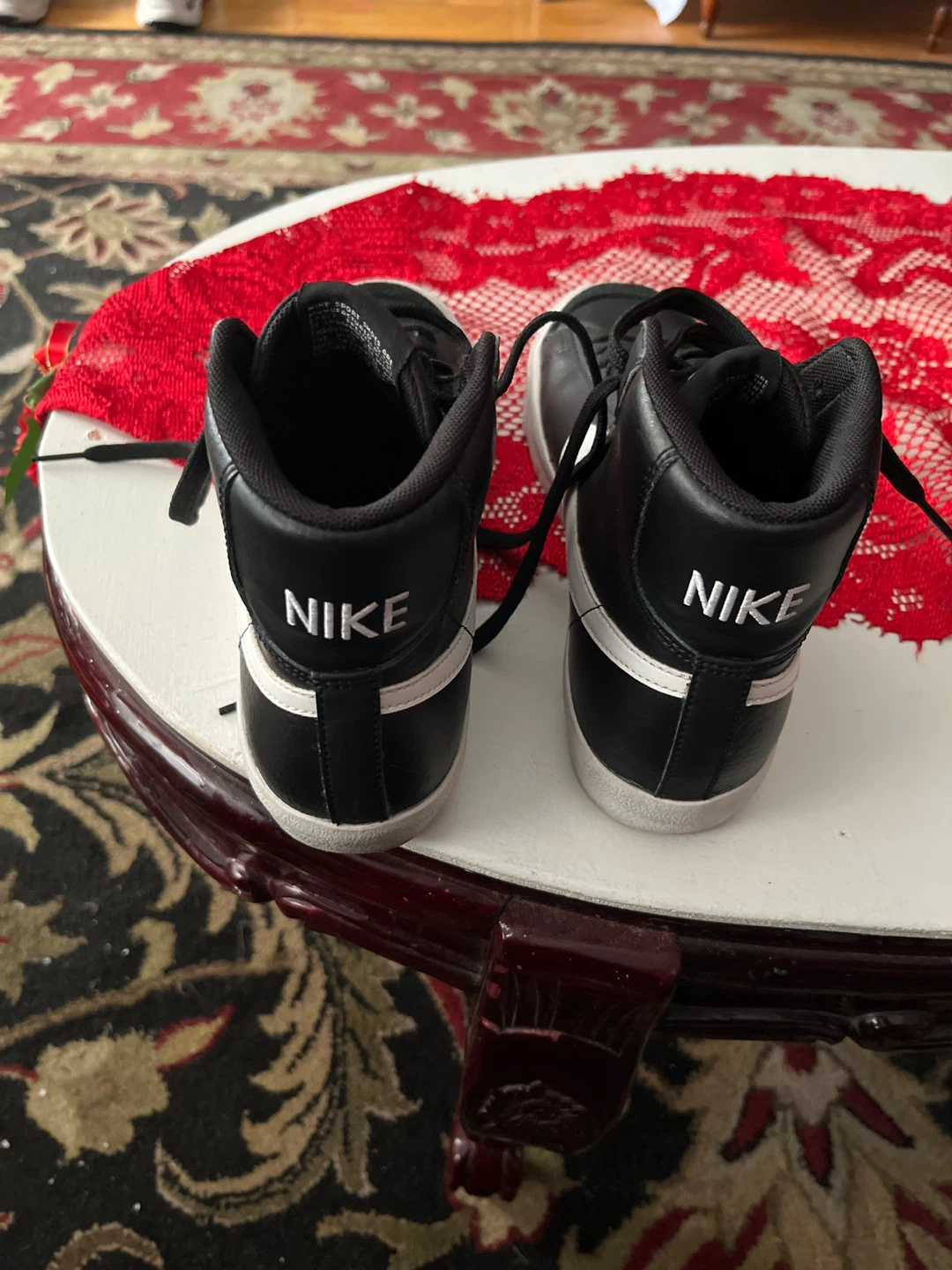 Nike Blazer Mid '77 Black/White Sneakers - photo 3
