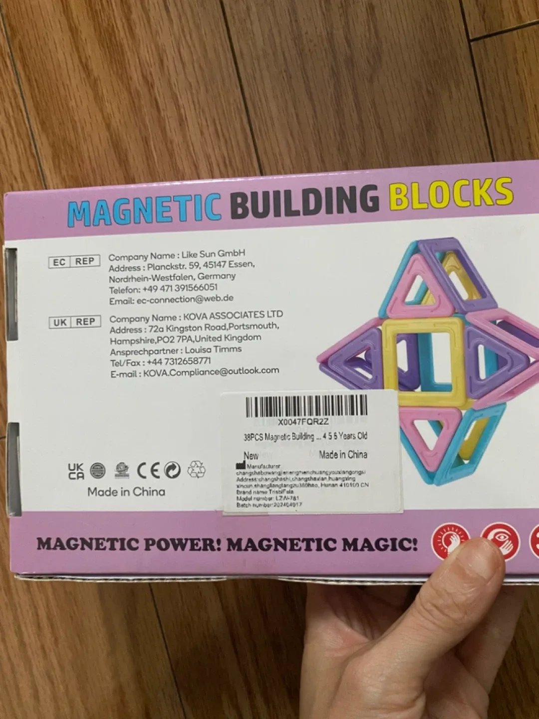 Brand New In Box Magnetic Building Blocks,38pcs image indicator(2)