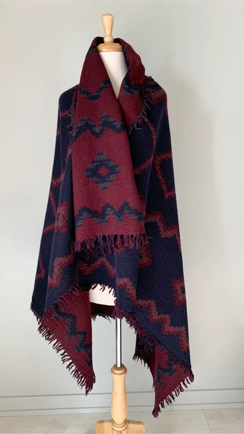 Aritzia Wilfred The Diamond Mosaic Blanket Scarf image indicator(5)