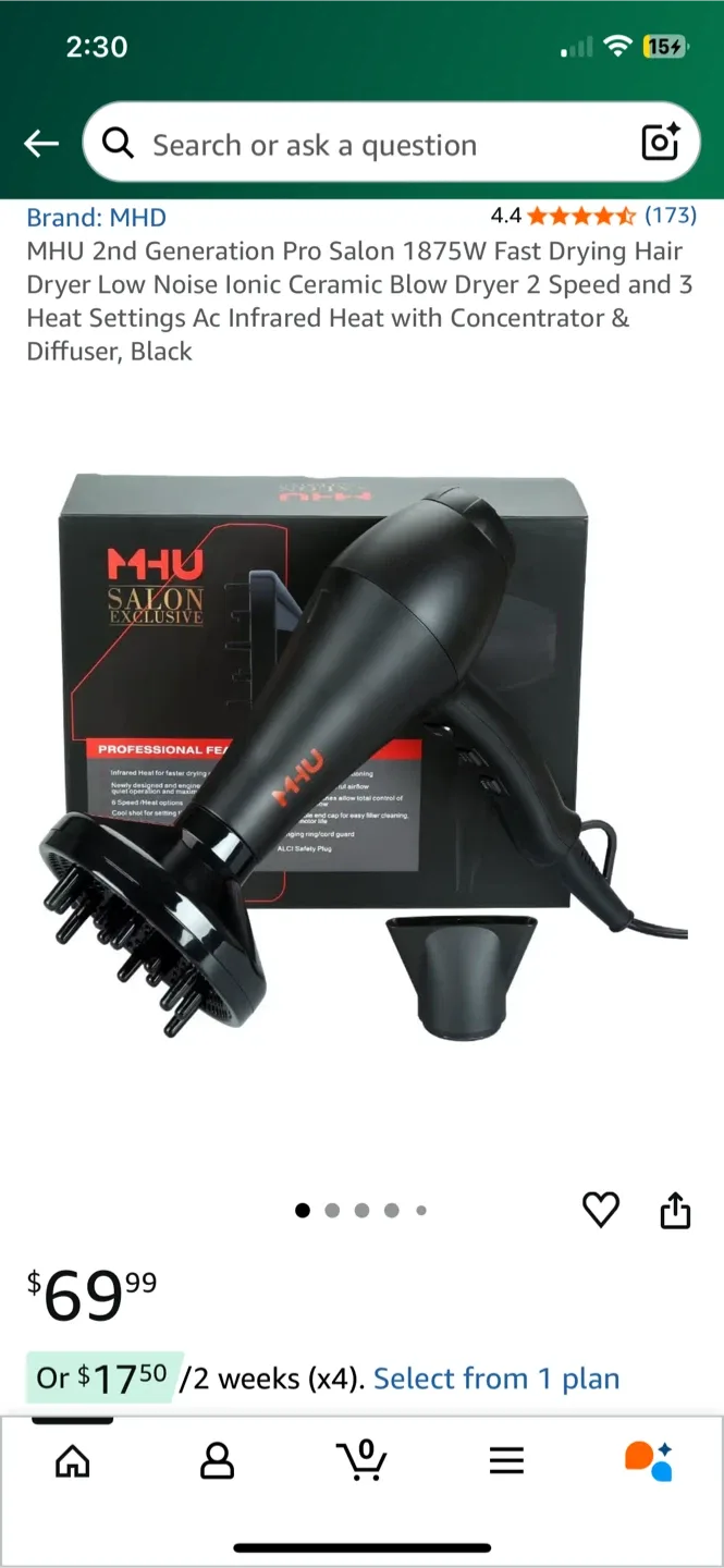 NEW! MHD 2nd Gen Pro Salon Hair Dryer