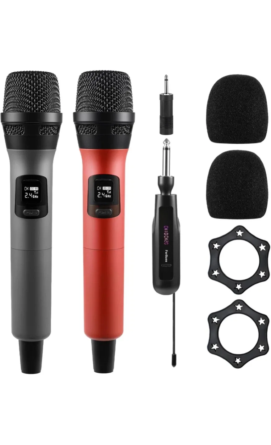 Ferderee Dual Wireless Microphone Set