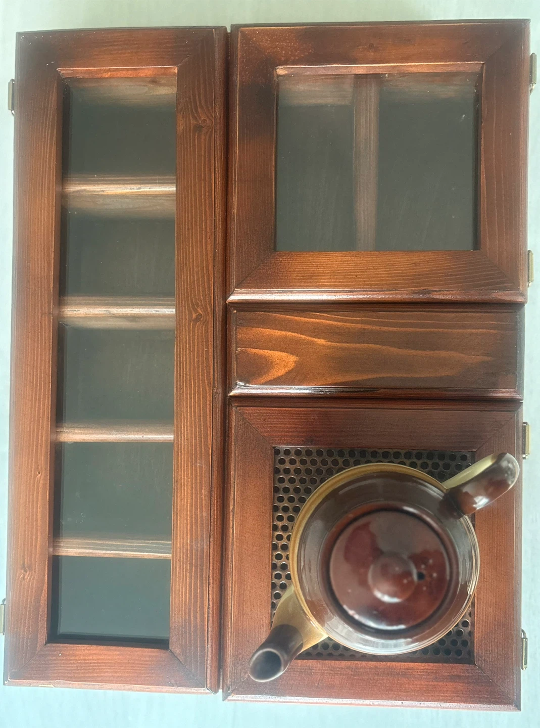 ☕ Handmade Walnut Wood Tea Box & Teapot Warmer - photo 2