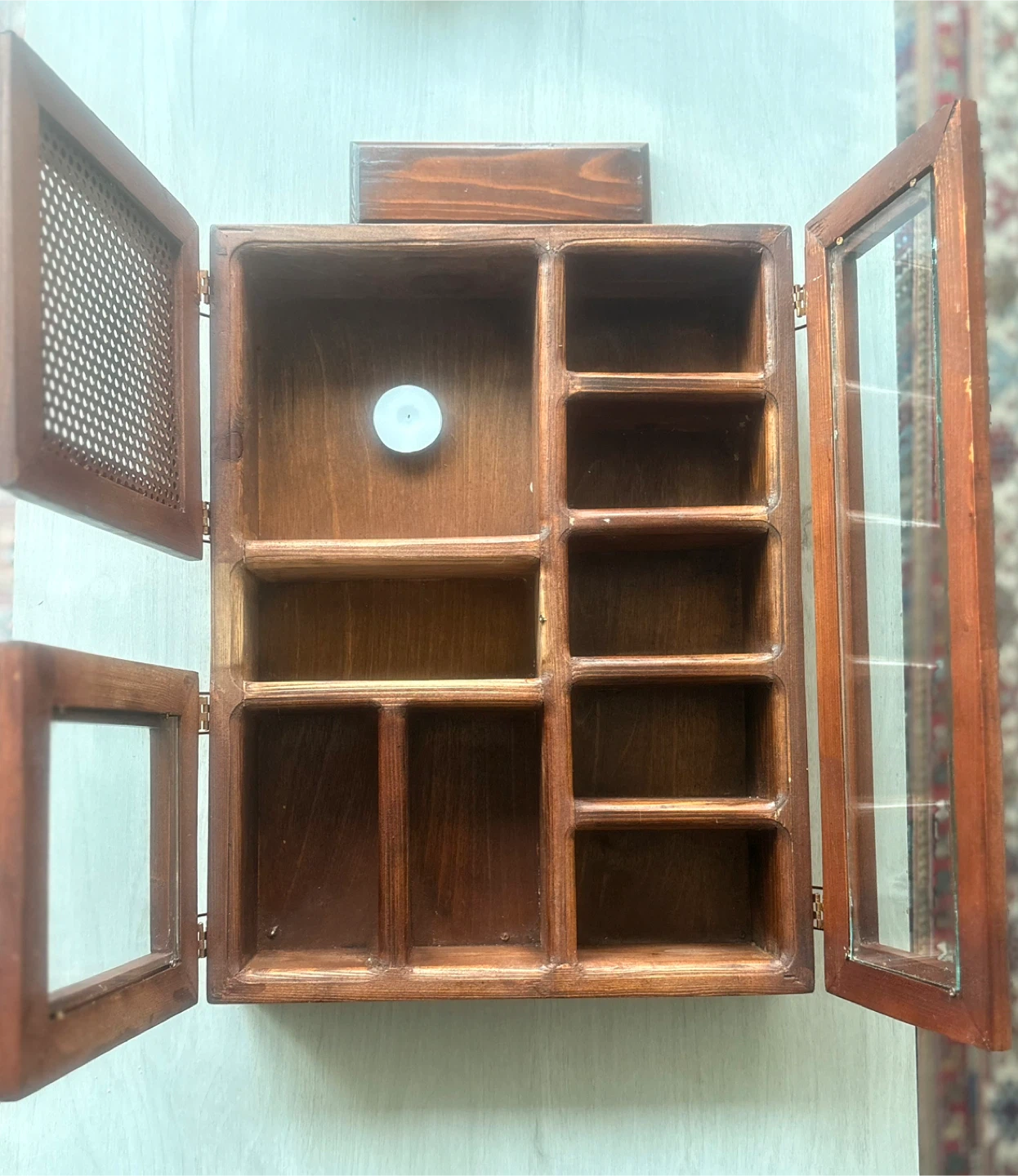 ☕ Handmade Walnut Wood Tea Box & Teapot Warmer - photo 3
