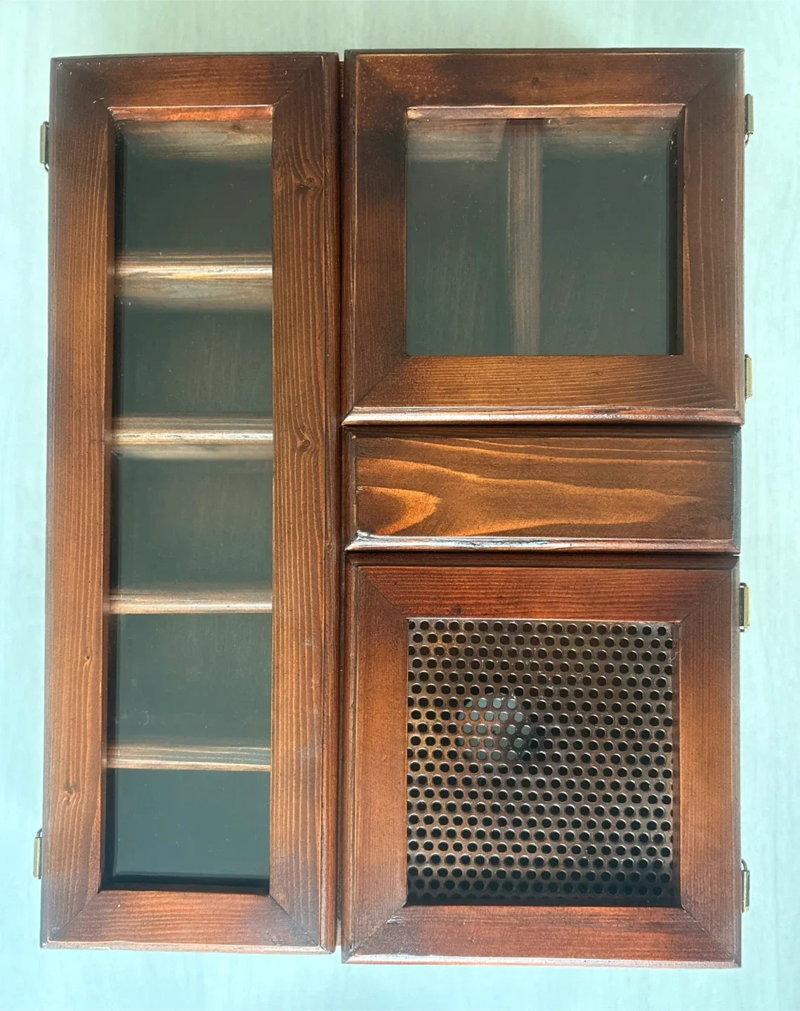 ☕ Handmade Walnut Wood Tea Box & Teapot Warmer