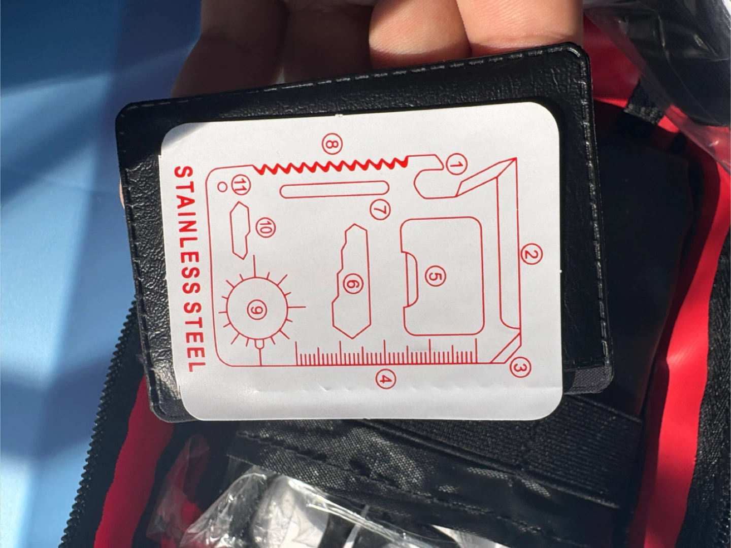 Emergency Survival Kit with Multipurpose Pocket Tool - photo 4