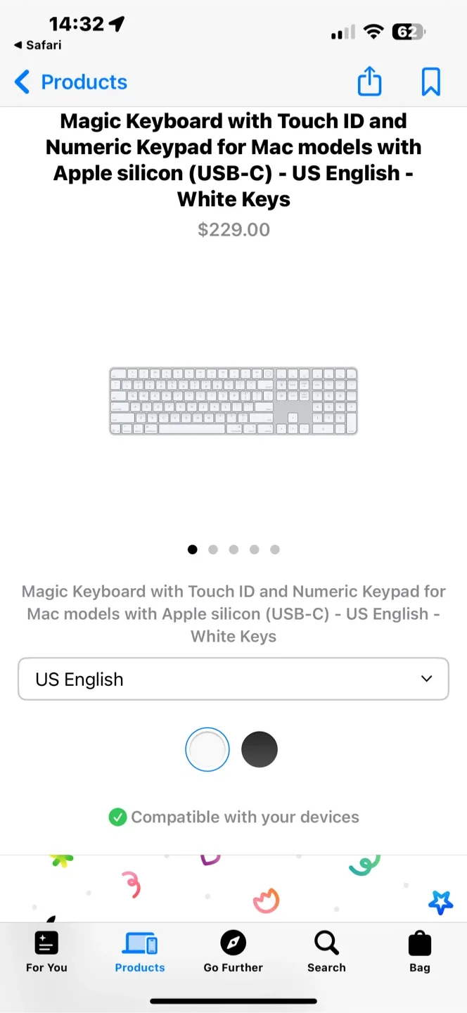 Apple Magic Keyboard with Touch ID