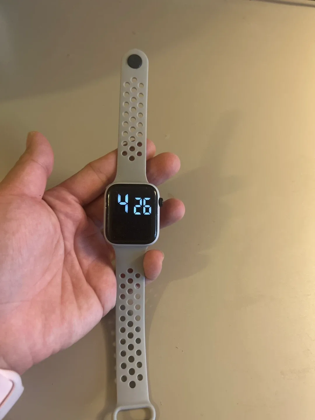 Grey Digital Smart Watch