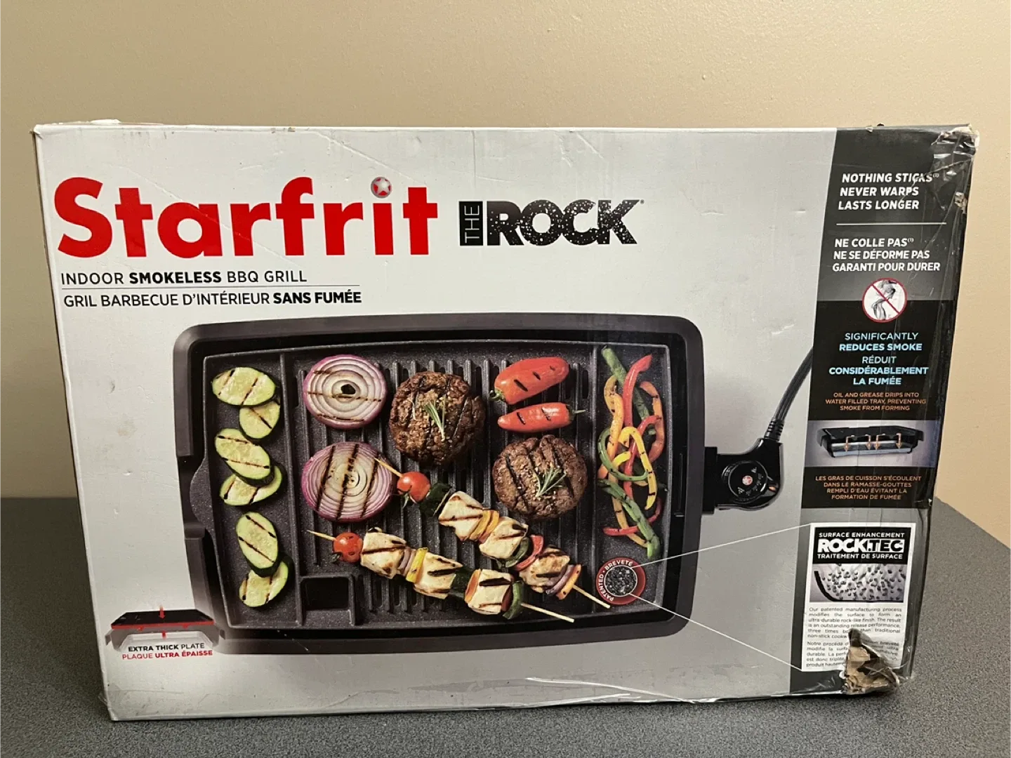 Starfrit The Rock Indoor Smokeless BBQ Grill