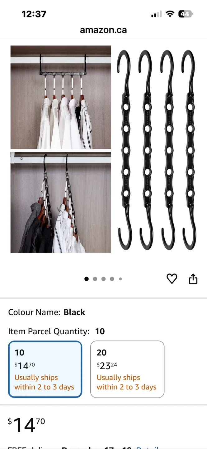 12 Magic Hangers Space Savers image indicator(4)