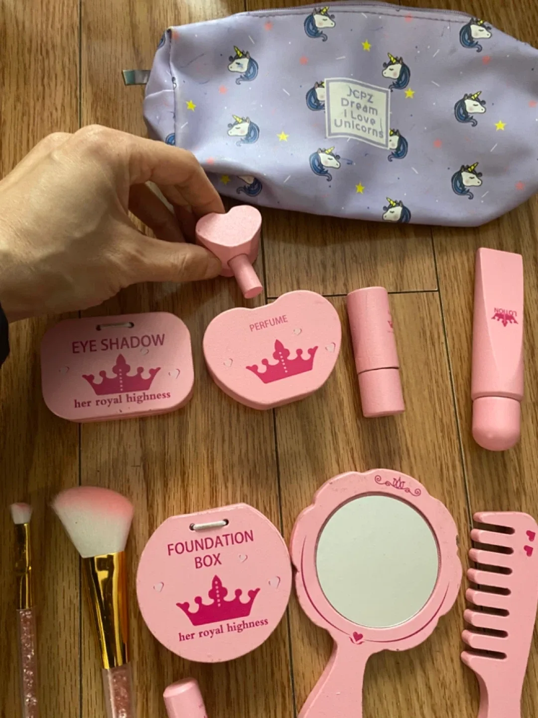 Girls Wooden Makeup Set Toy image indicator(2)