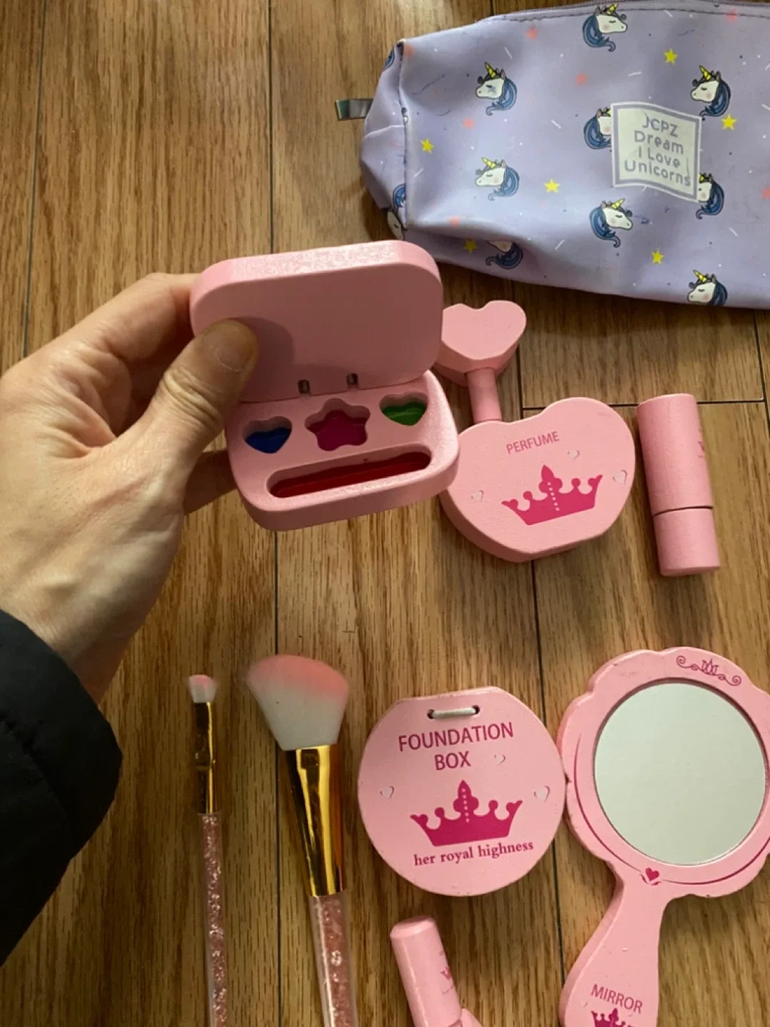 Girls Wooden Makeup Set Toy image indicator(3)