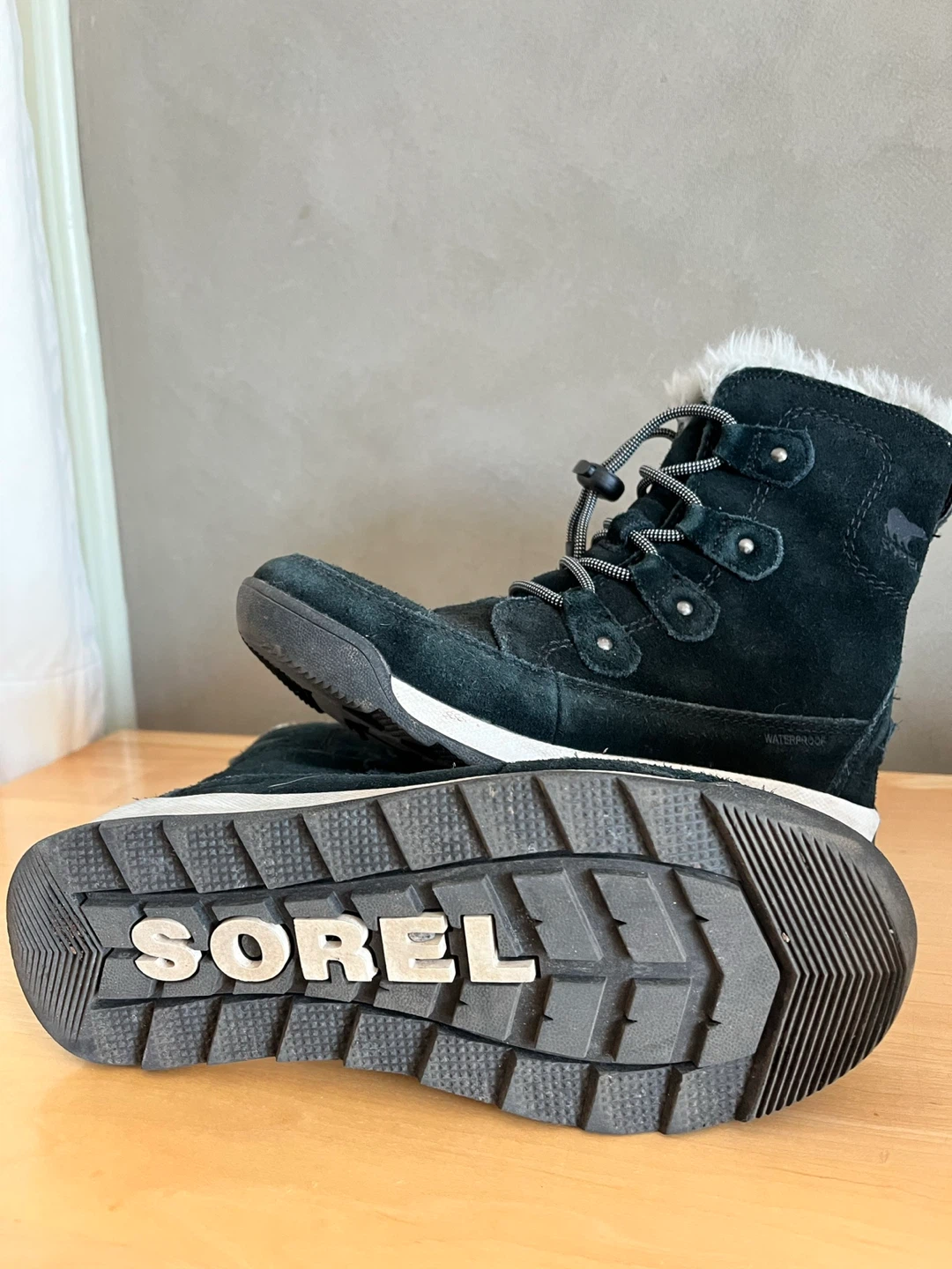 Sorel Black Youth Winter Boots