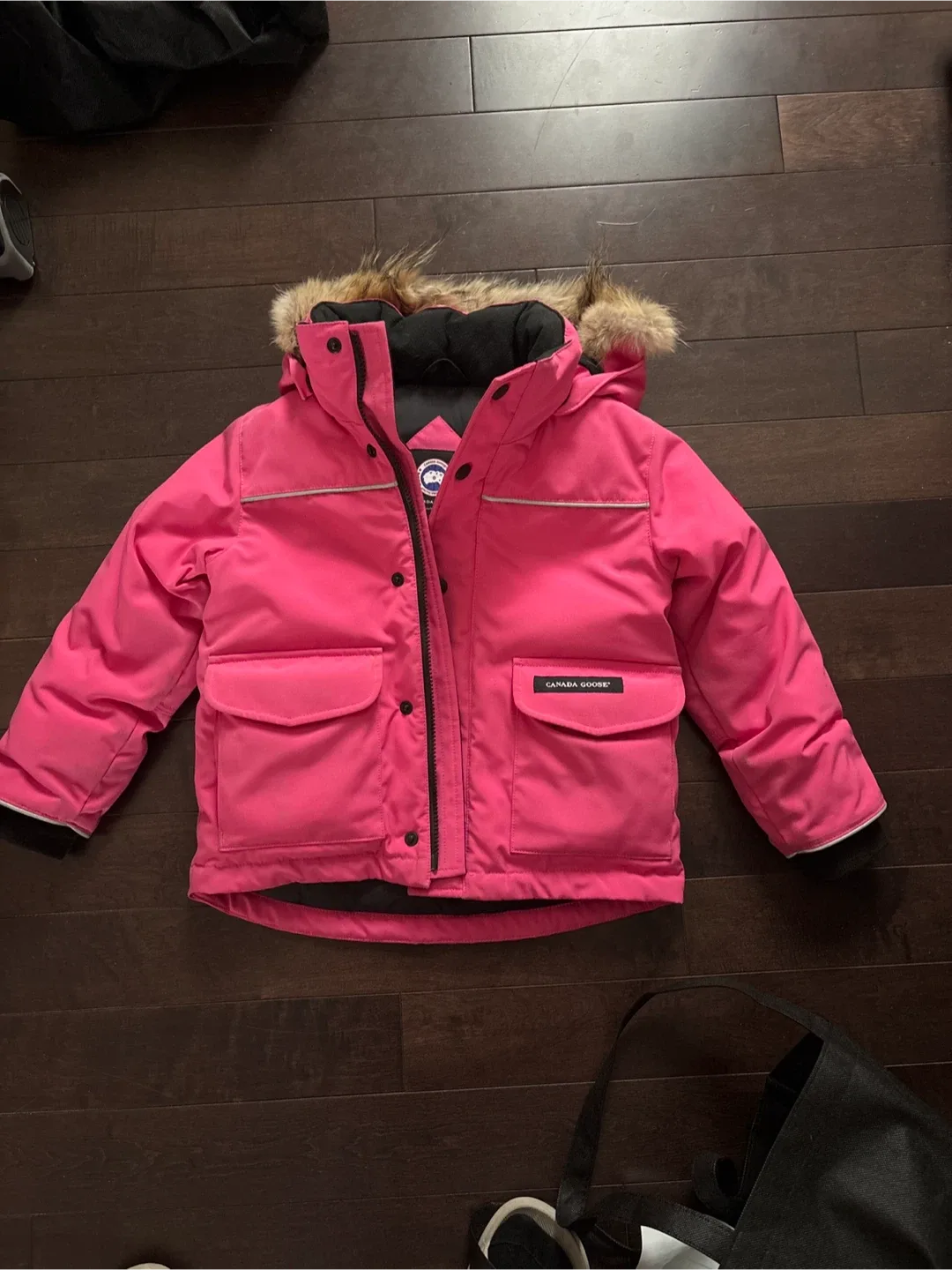 Canada Goose Kids' Rundle Bomber Pink Size M