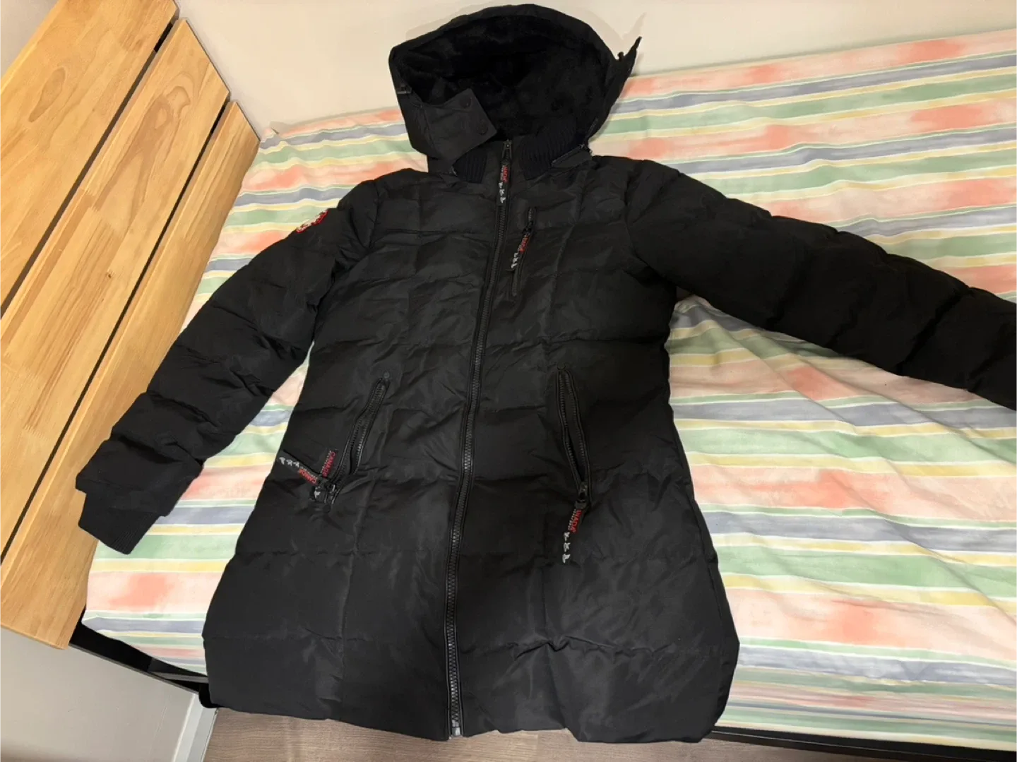 Canada Weather Gear Black Puffer Coat - L/G image indicator(2)