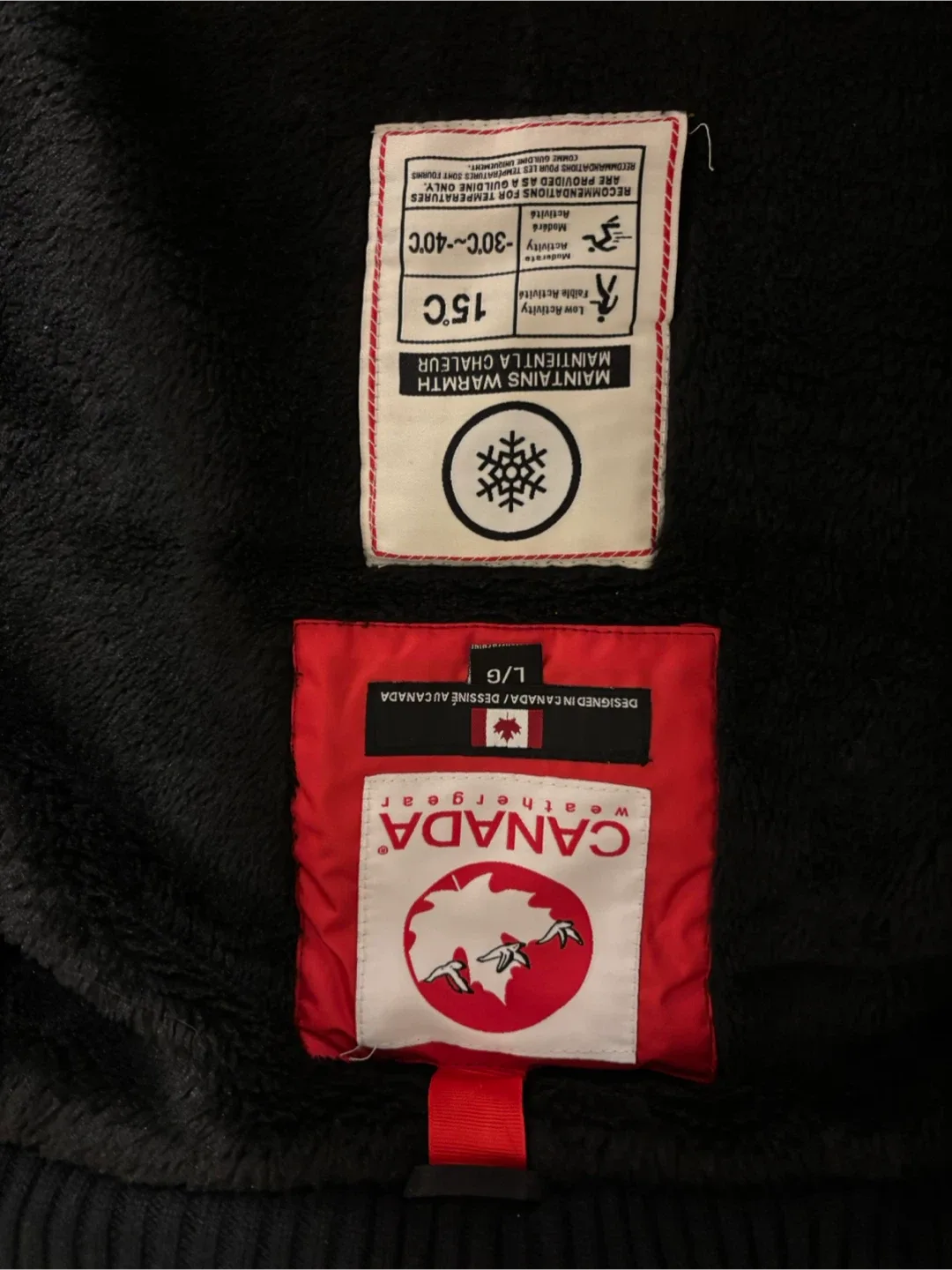 Canada Weather Gear Black Puffer Coat - L/G image indicator(4)