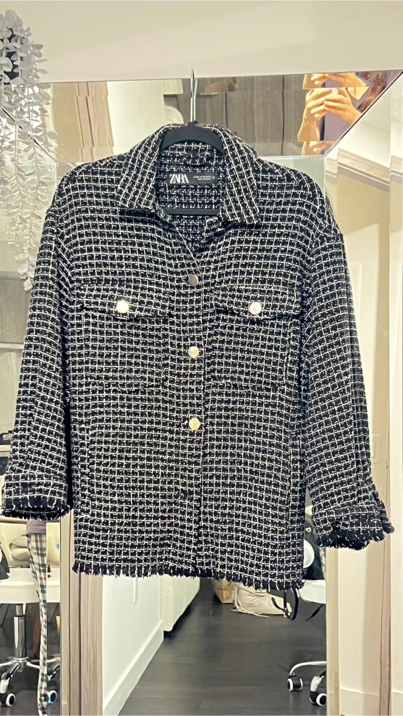 Zara Tweed Jacket - Size M