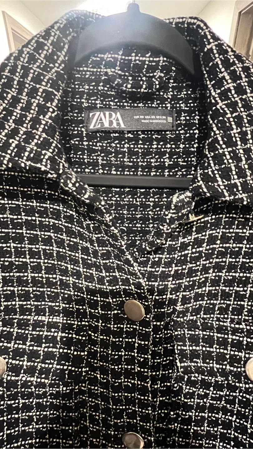 Zara Tweed Jacket - Size M - photo 3