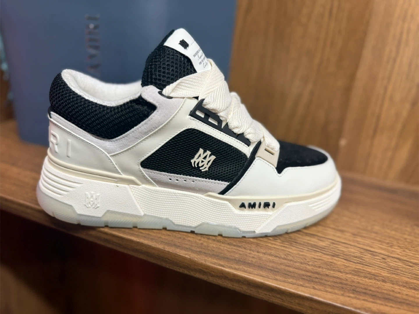 AMIRI MA-1 Black/White Sneakers - photo 4