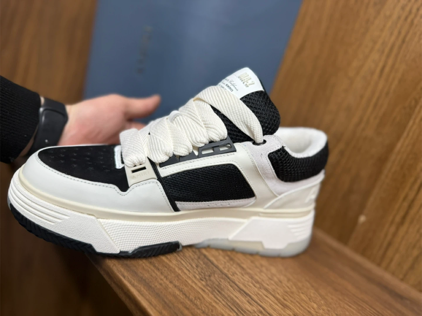 AMIRI MA-1 Black/White Sneakers - photo 2