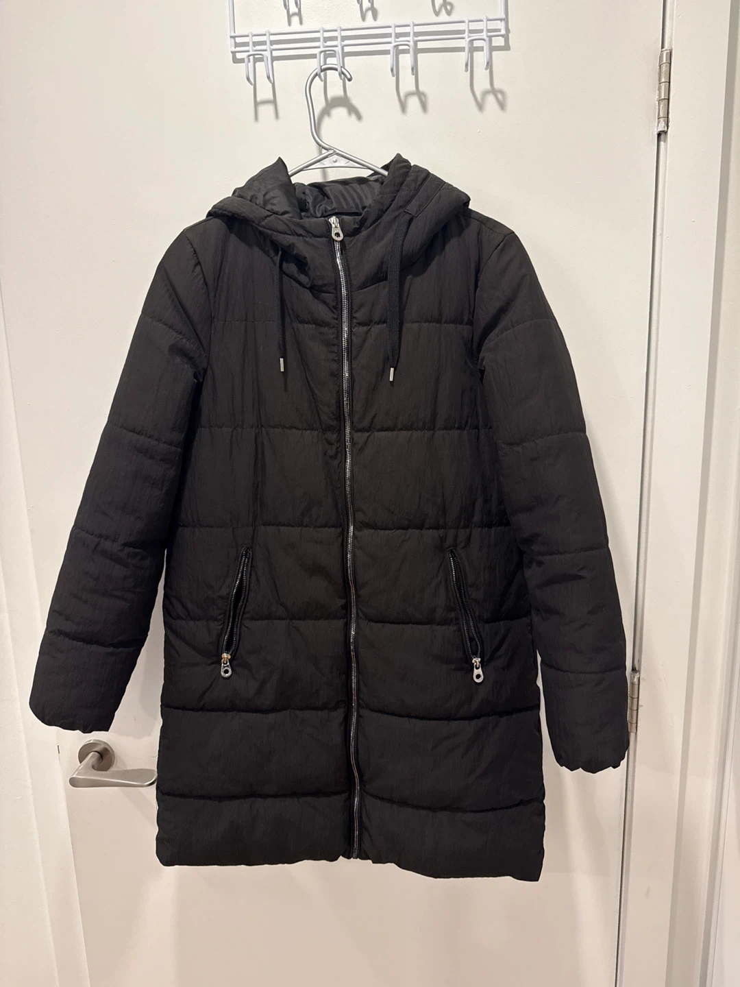 Black Puffer Coat ONLY