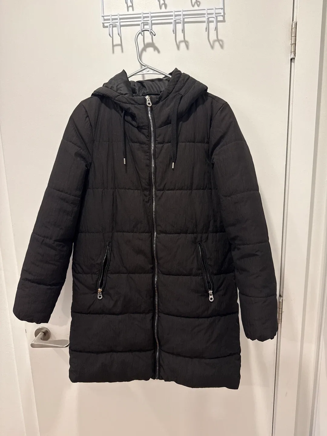 Black Puffer Coat ONLY
