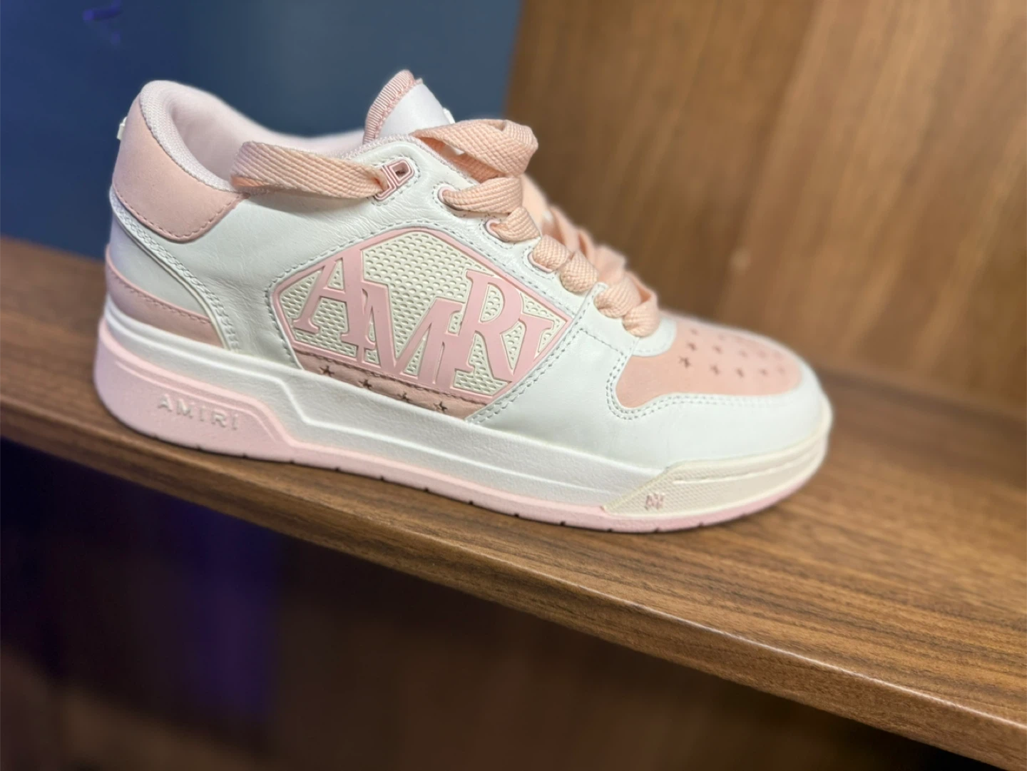 Amiri MA-1 Star Low Top Sneakers - Pink/White - photo 3