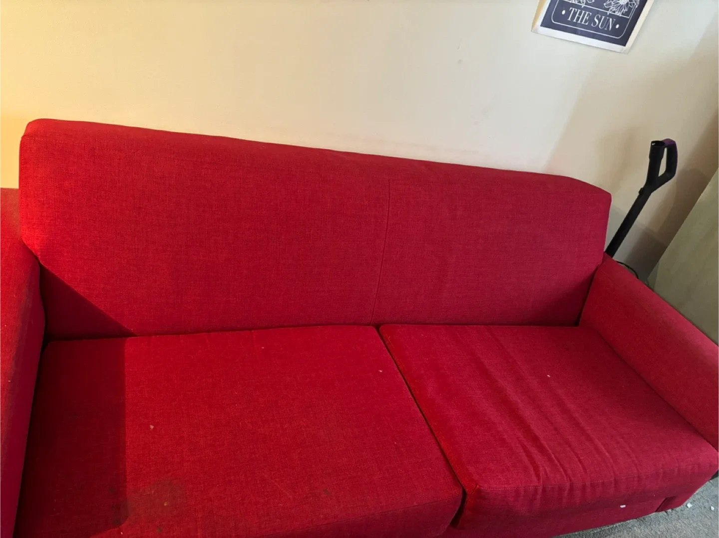 Red Sofa - Damaged