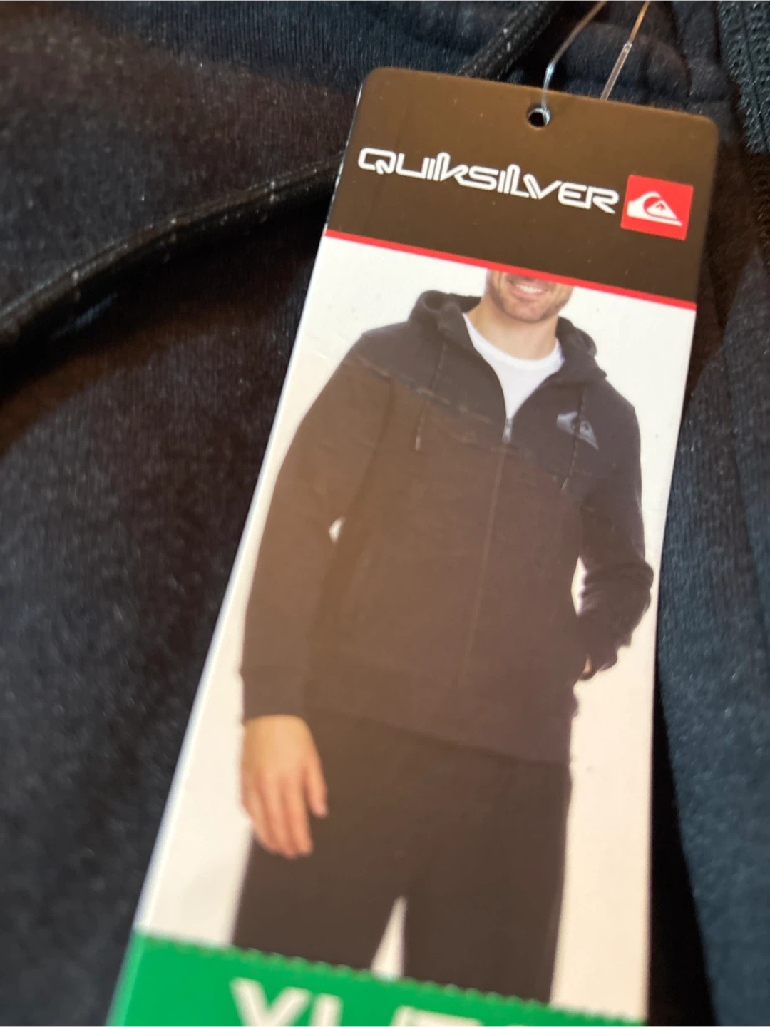 Men’s Quiksilver Black Hoodie - New XL - photo 2