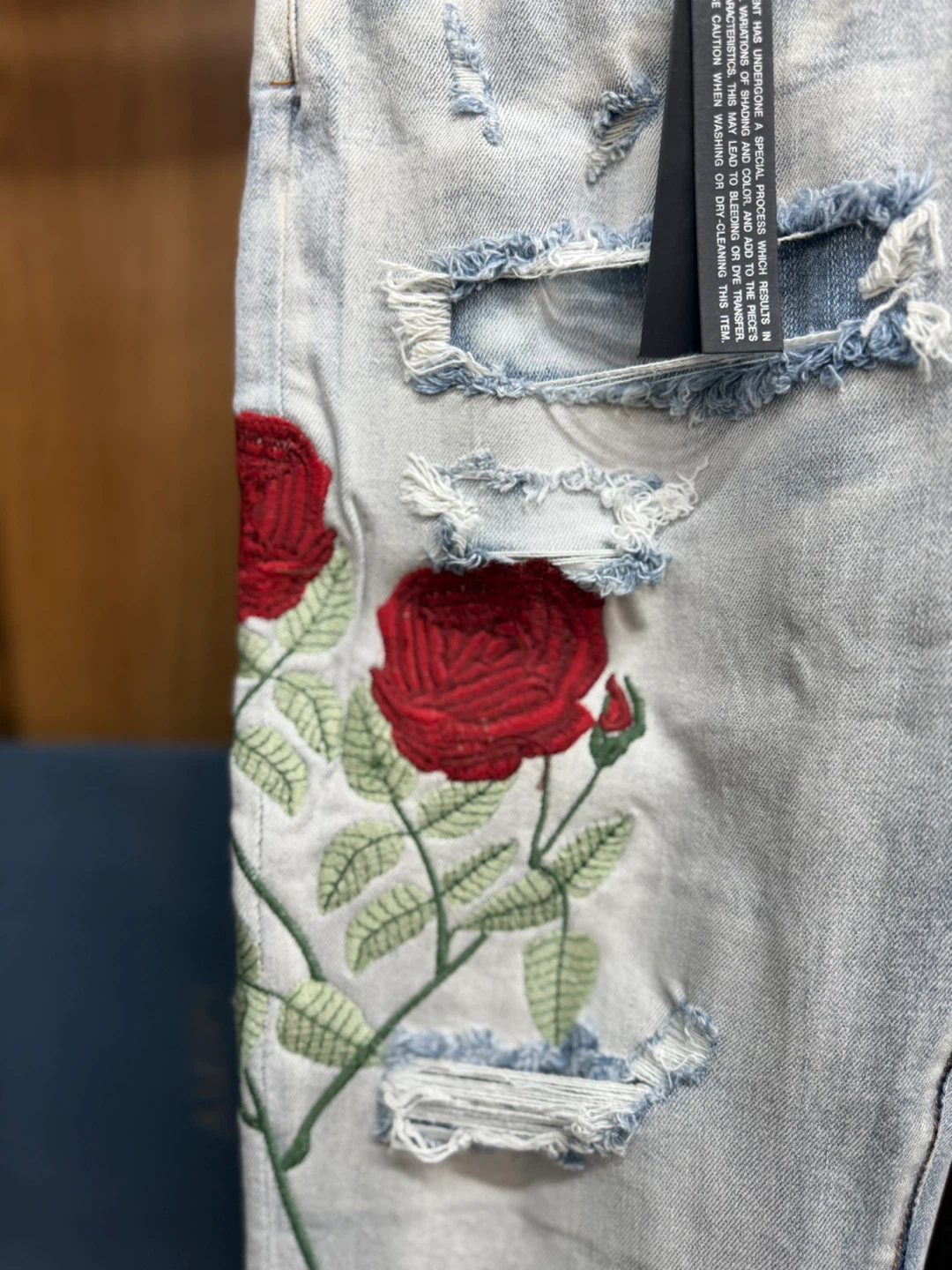 Amiri Distressed Denim Jeans - photo 2