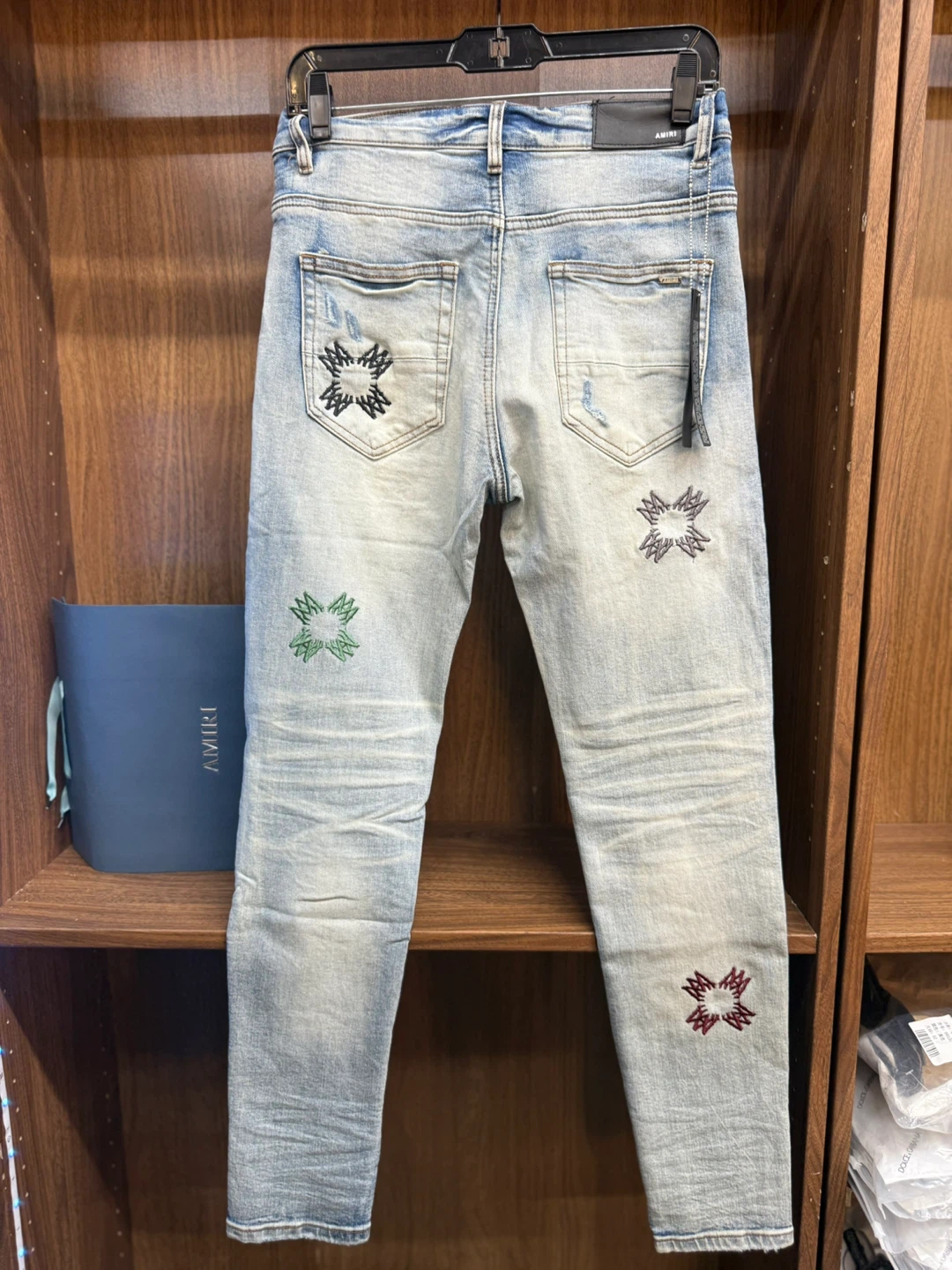 Amiri Distressed Denim Jeans - photo 3