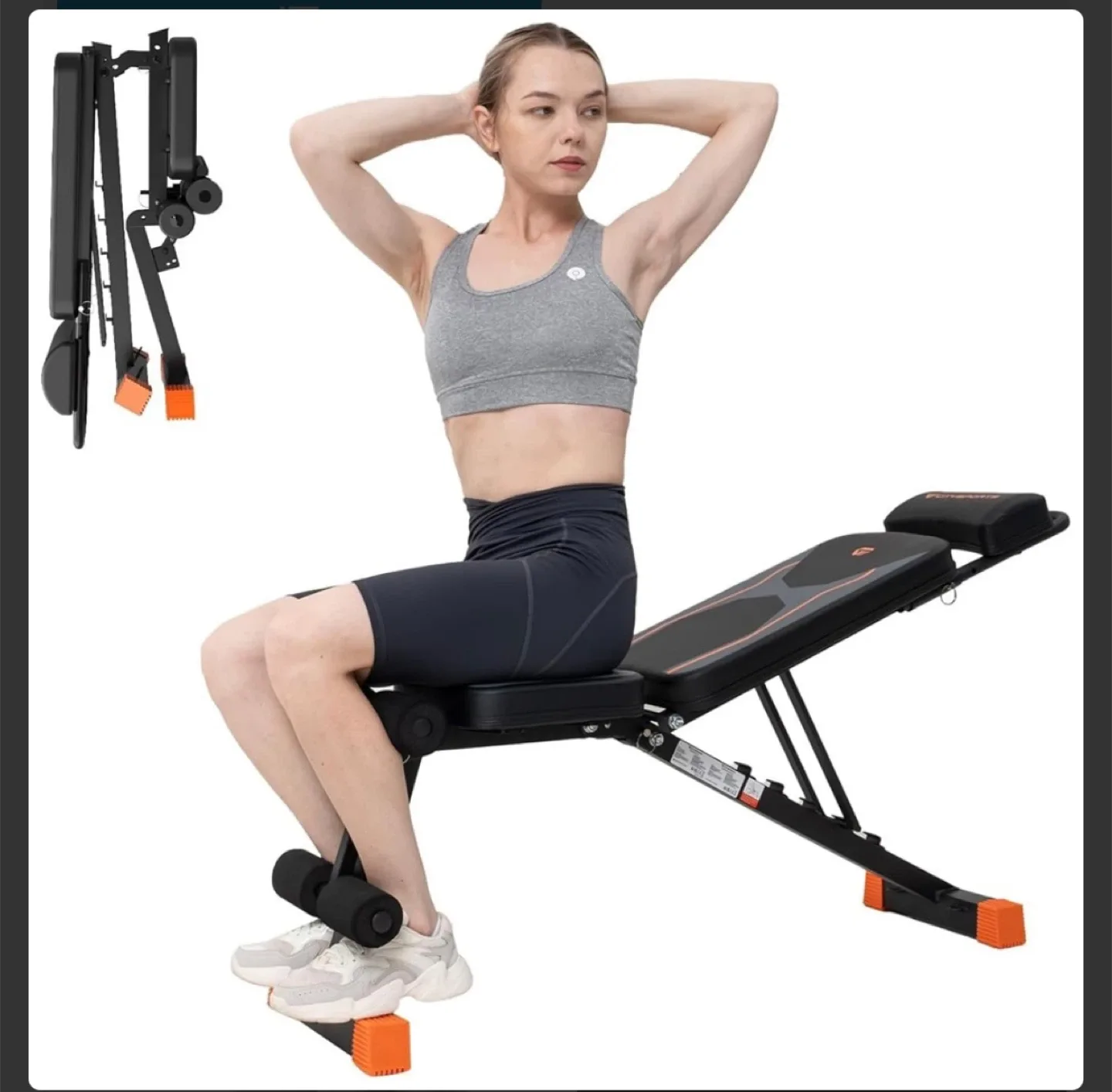 Adjustable Weight Bench - Foldable Workout Bench