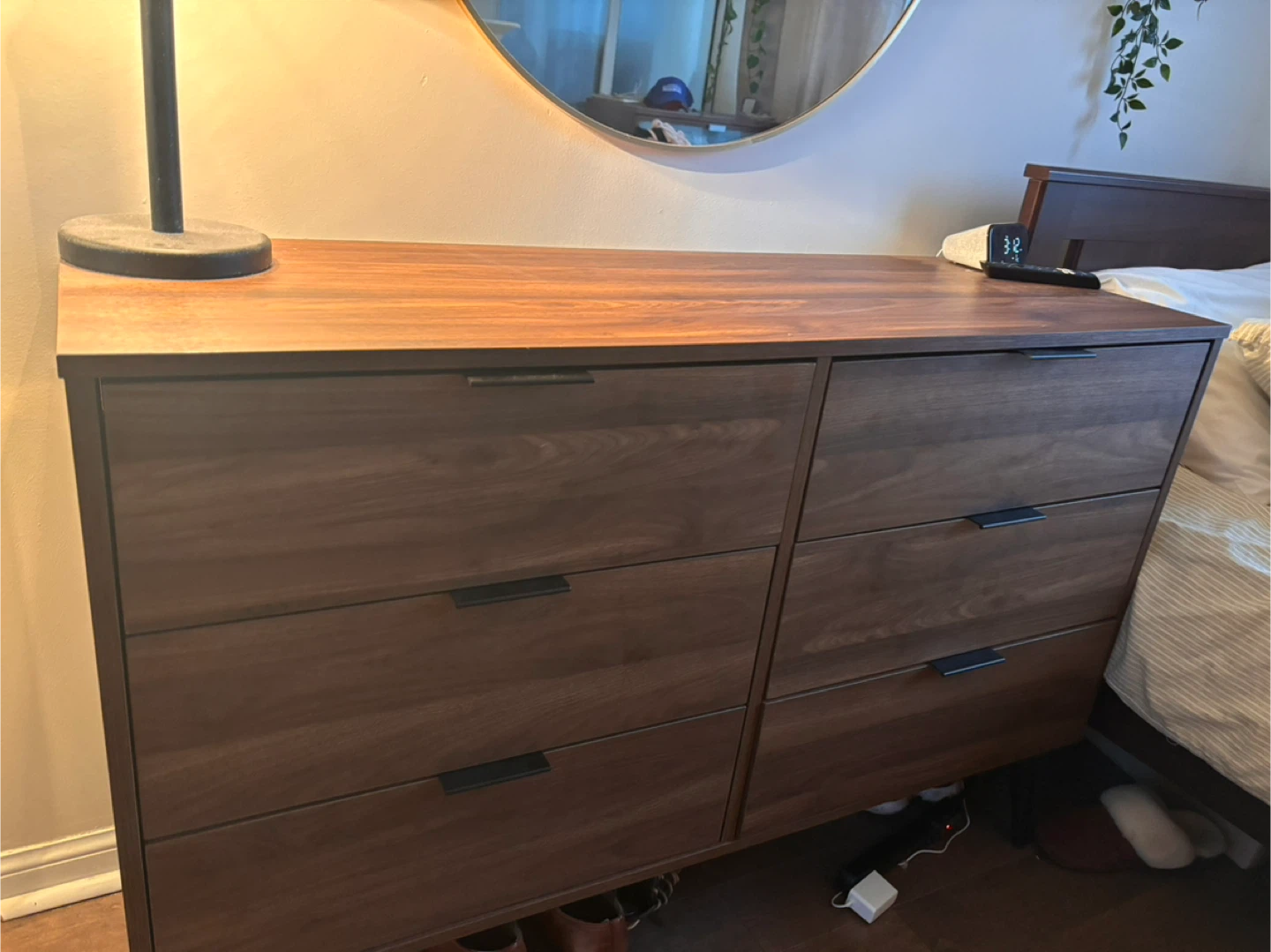 Structube Nadia 6-Drawer Dresser - Walnut - photo 3