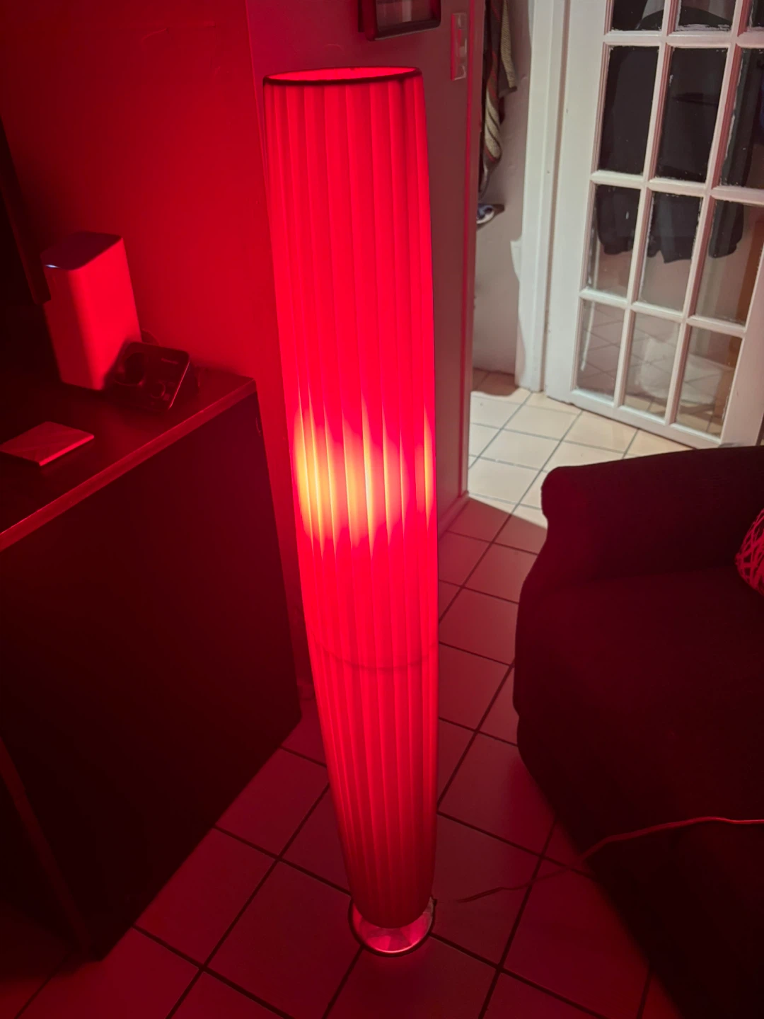 IKEA Red Shaded Floor Lamp - photo 2