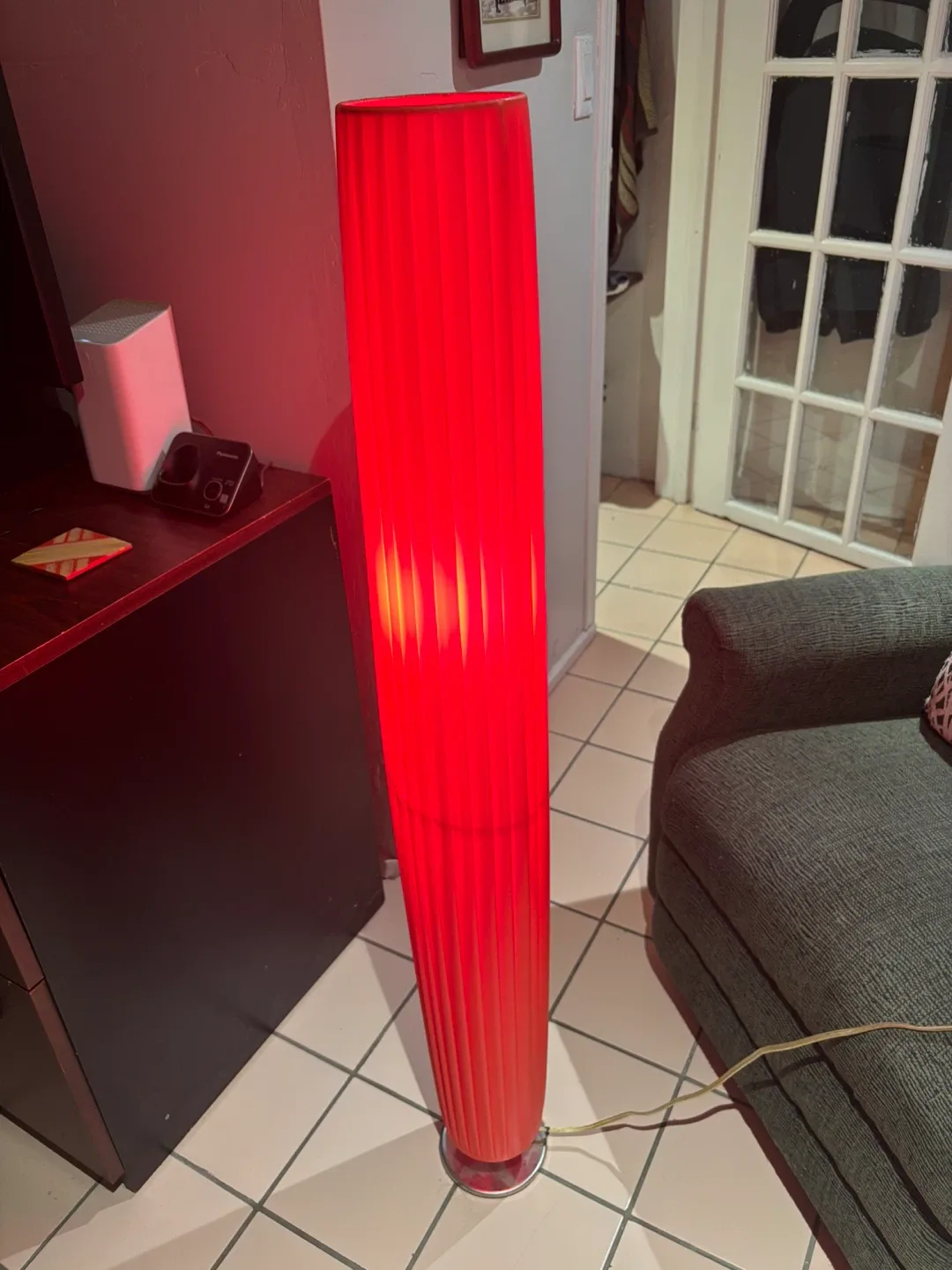 IKEA KNIXHULT Floor Lamp - Bamboo