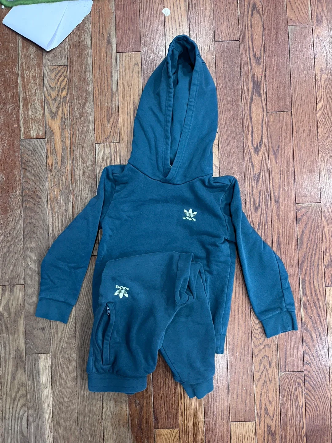 Adidas Kids' Tracksuit - Teal