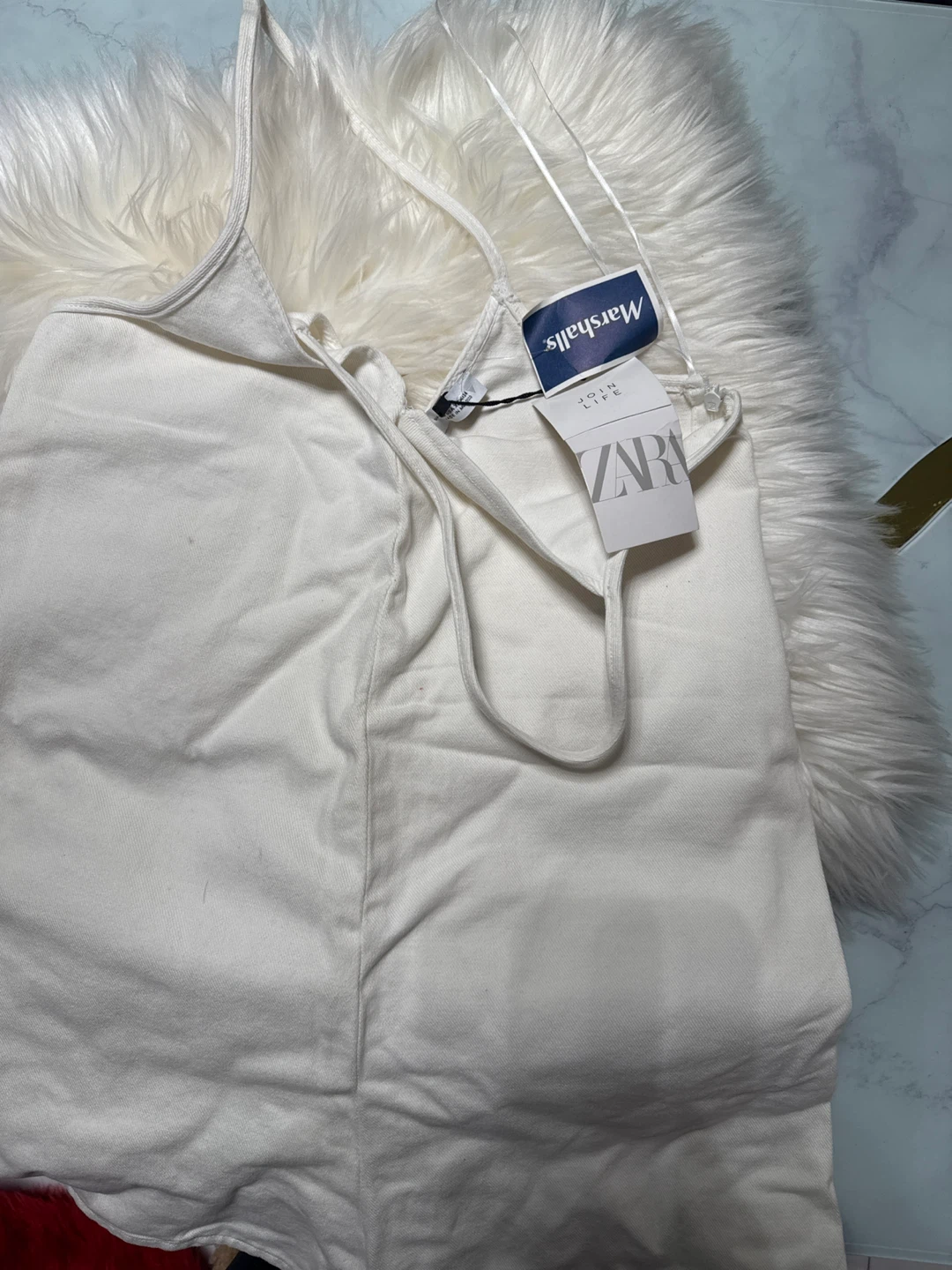 Size Xs Zara White Romper - Brand New - photo 2