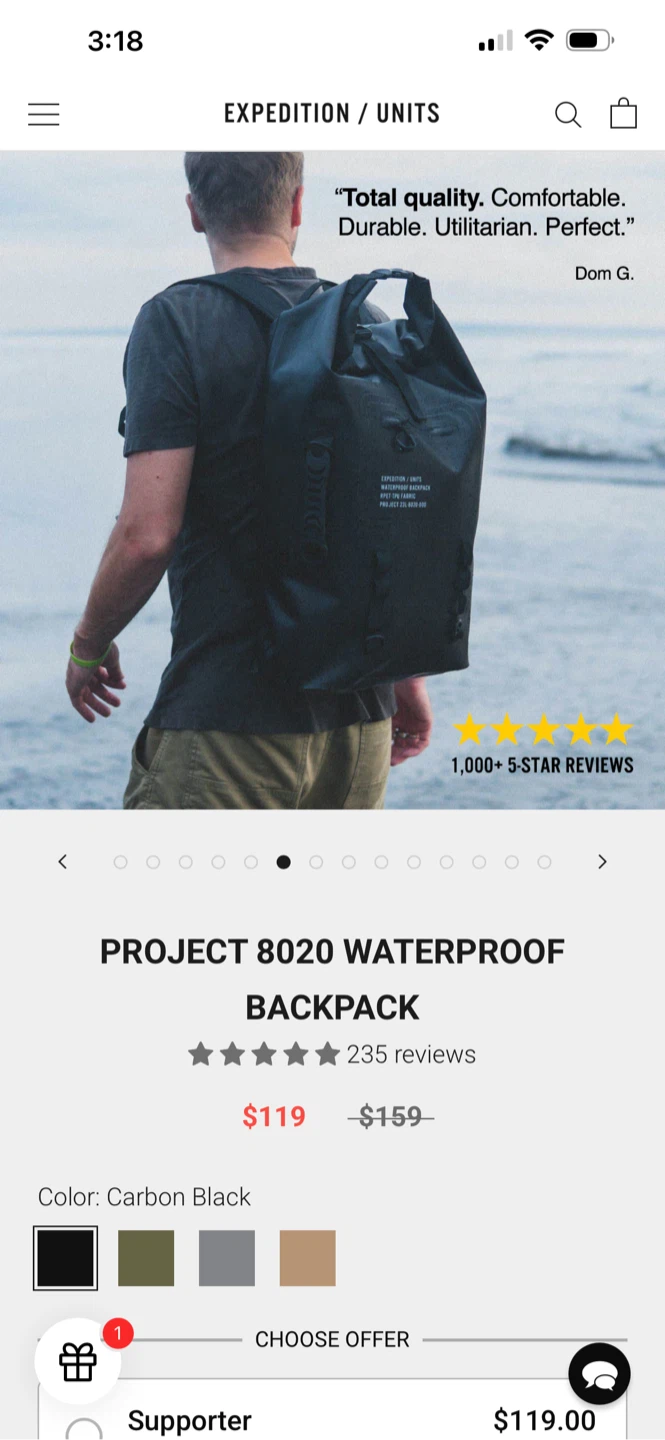 Expedition / Units Project 8020 Waterproof Backpack - photo 5