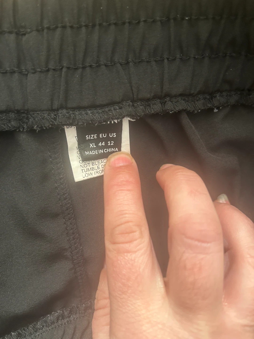 Black Running Shorts, Size XL - photo 2