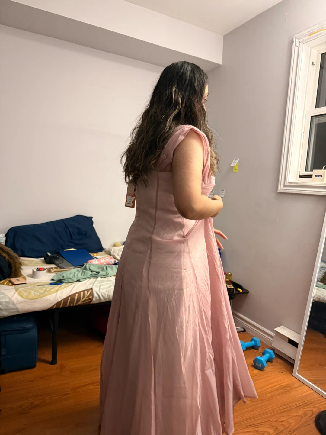 Elegant pink dress - photo 2