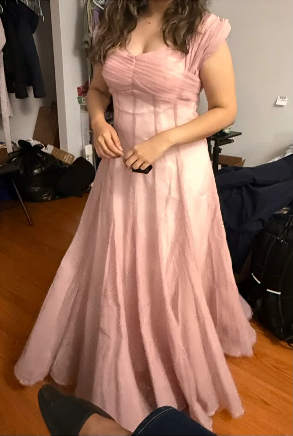 Elegant pink dress