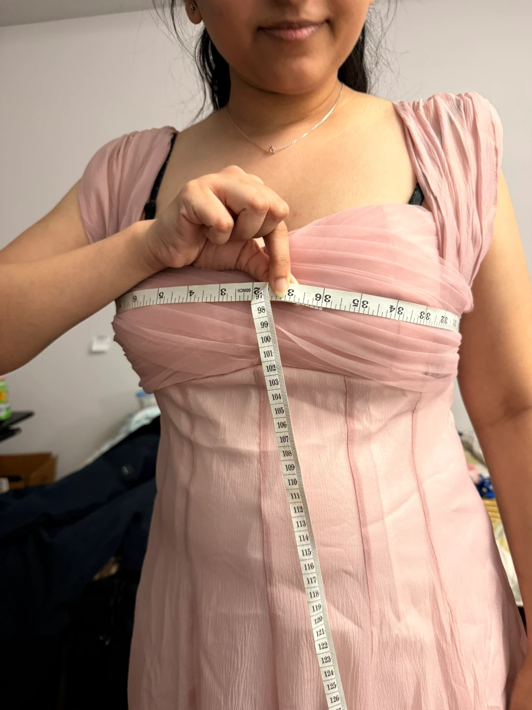 Elegant pink dress - photo 3
