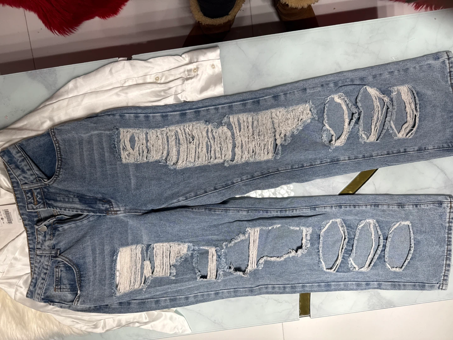 Set Zara Ripped Jeans - Size W26 L32 - photo 5