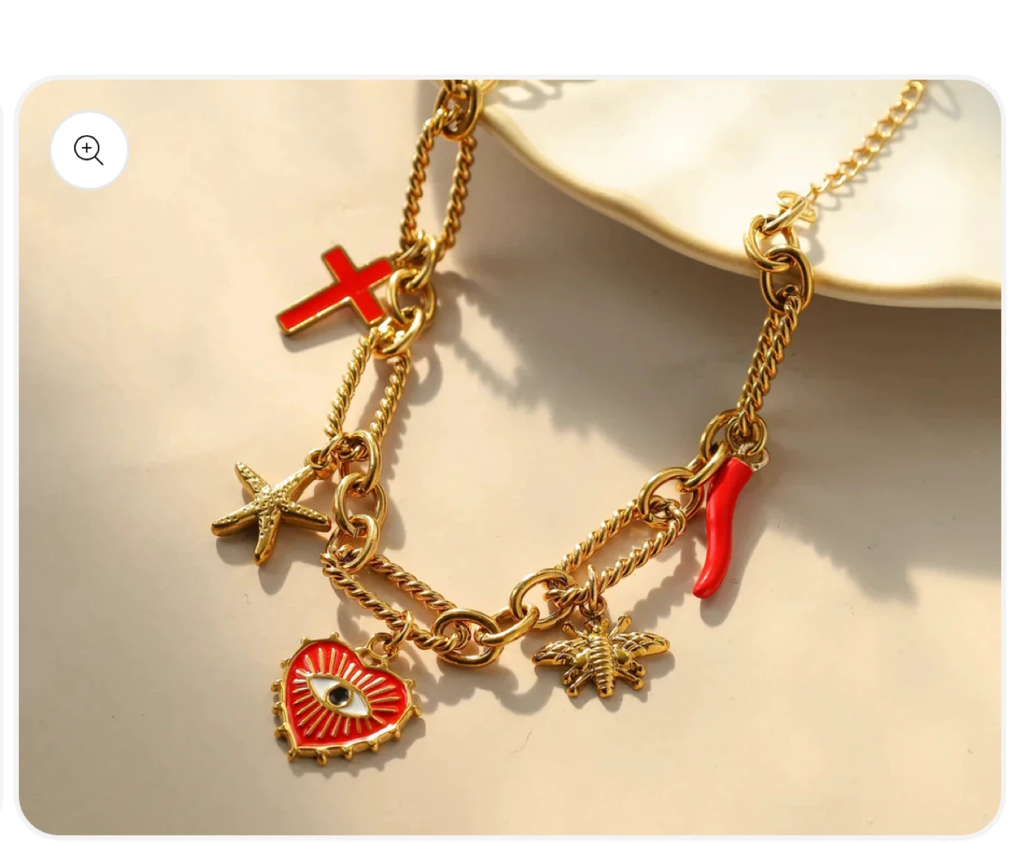 18k gold plated stainless steel bracelet - photo 5