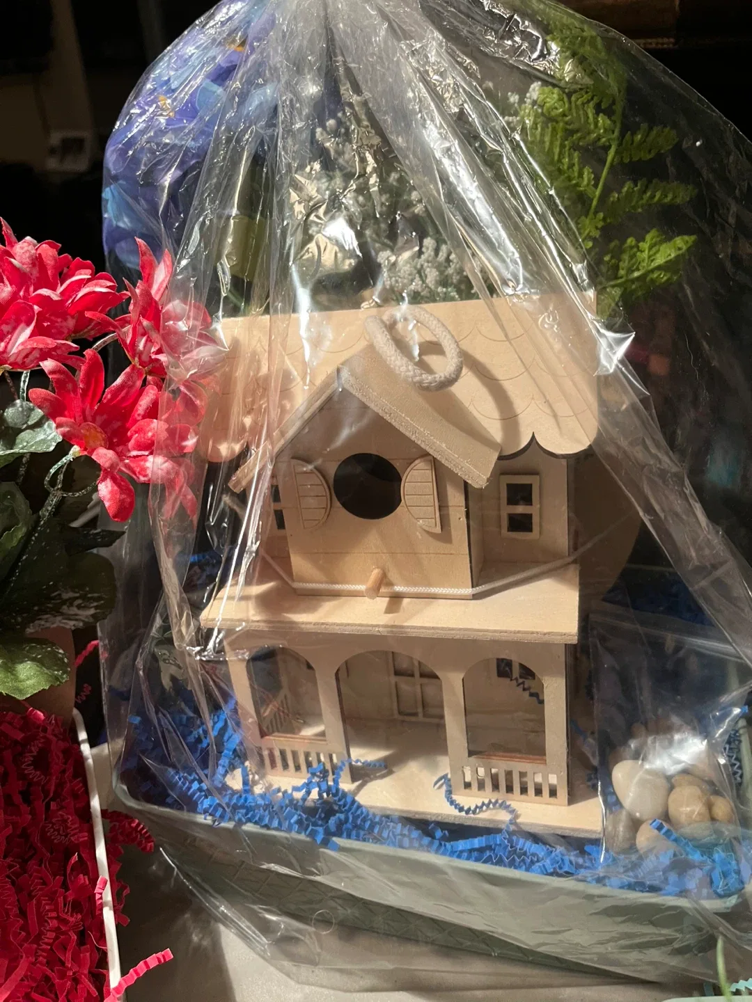 DIY Unfinished Wood Craft House Kit