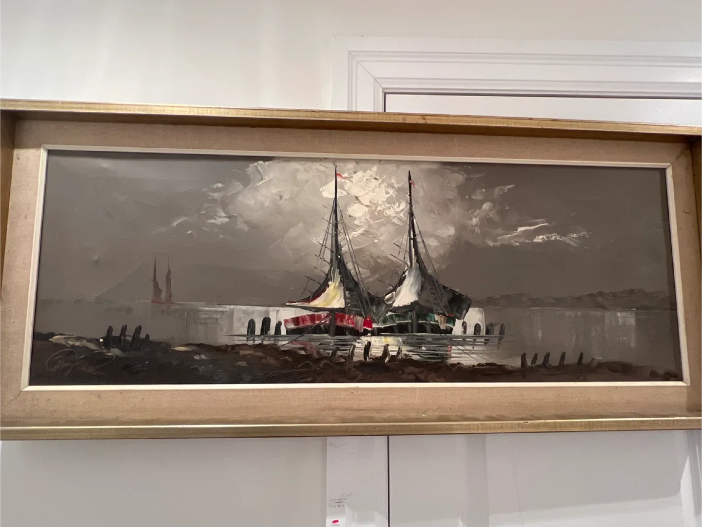 Vintage Framed Oil Painting - Signed