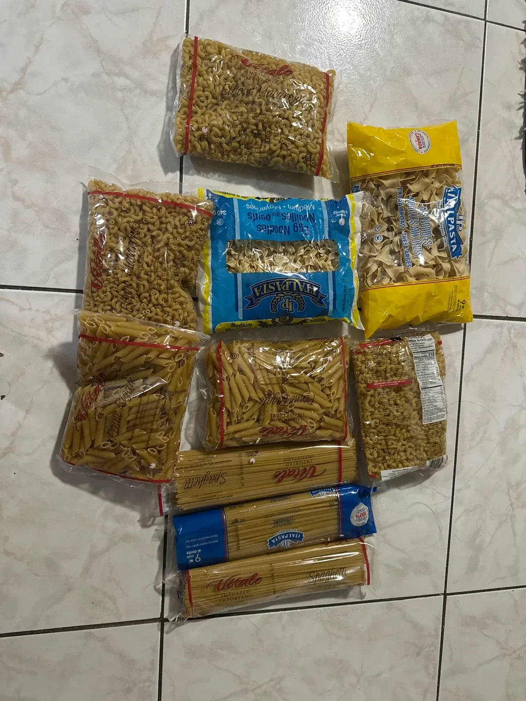 All $ 5Assorted Pasta: Italpasta, Vitale, Alpasta