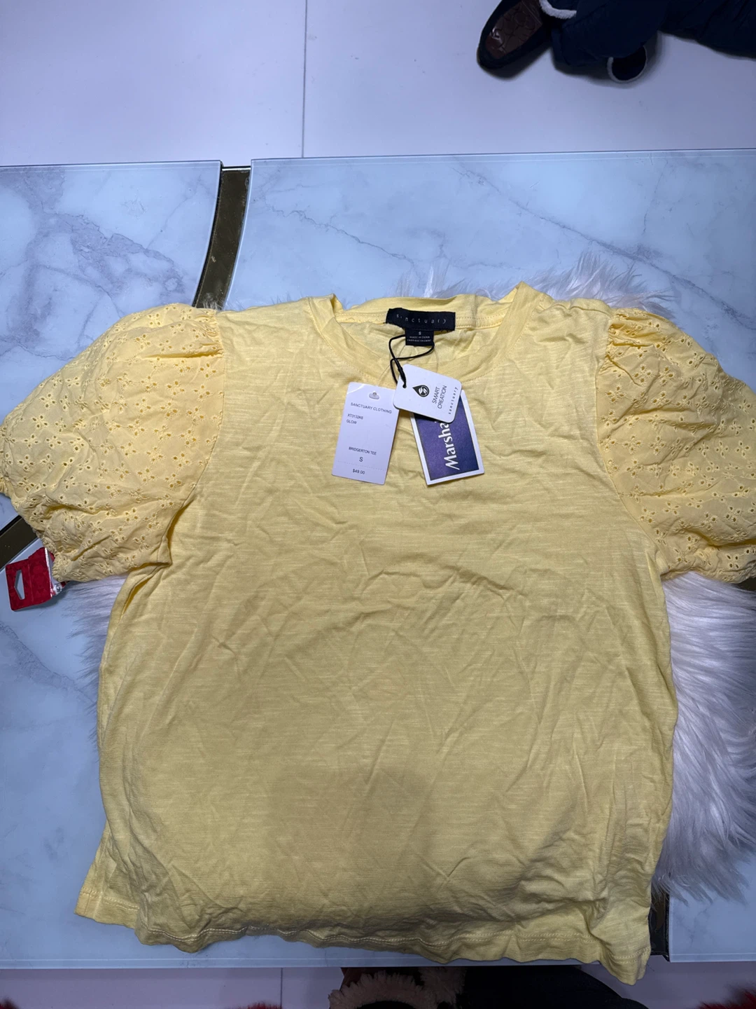 Sanctuary Bridgeton Tee - Yellow, Size S