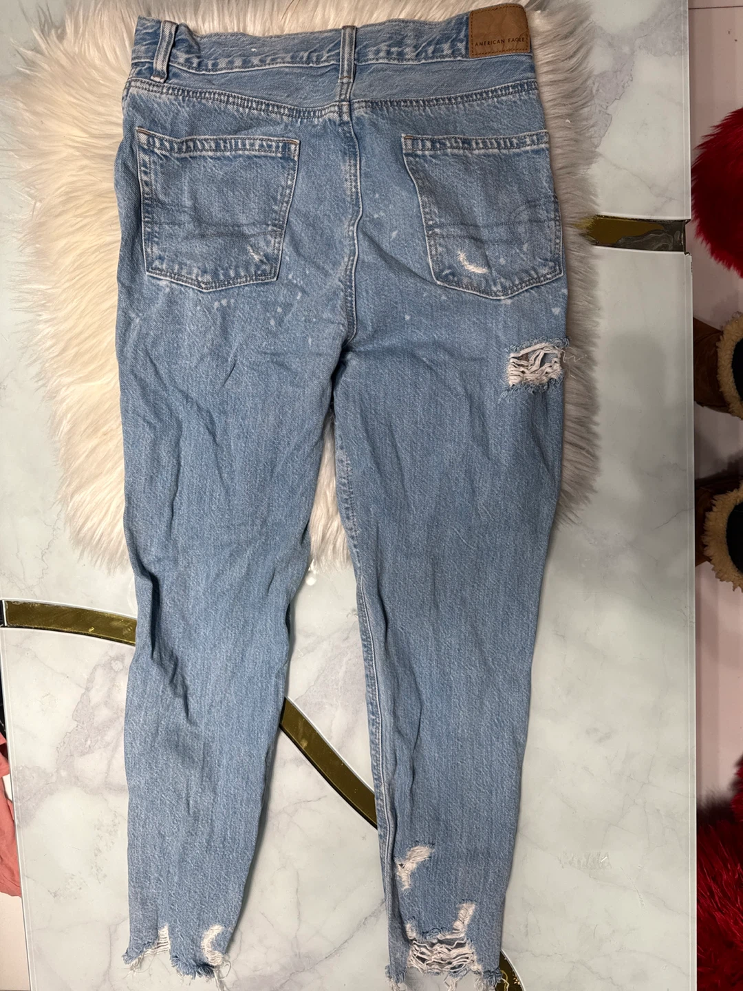 American Eagle Distressed Denim Jeans - Size US 0 Short - photo 2